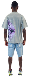 Slick Rick Heavy Weight (Grey) T-Shirt