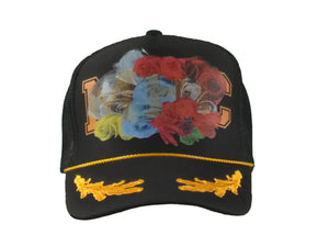 Concrete Roses, Black (Gold Leaf) Trucker, Snapback
