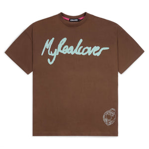 (FLORAL DISTORTION) MYREALCOVER SIGNATURE T-SHIRT