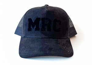 MRC Suede, Black Out, Trucker Snapback
