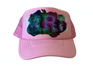 Concrete Roses, Baby Pink, Trucker Snapback