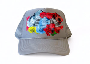 Concrete Roses, Smoke Grey, Trucker Snapback